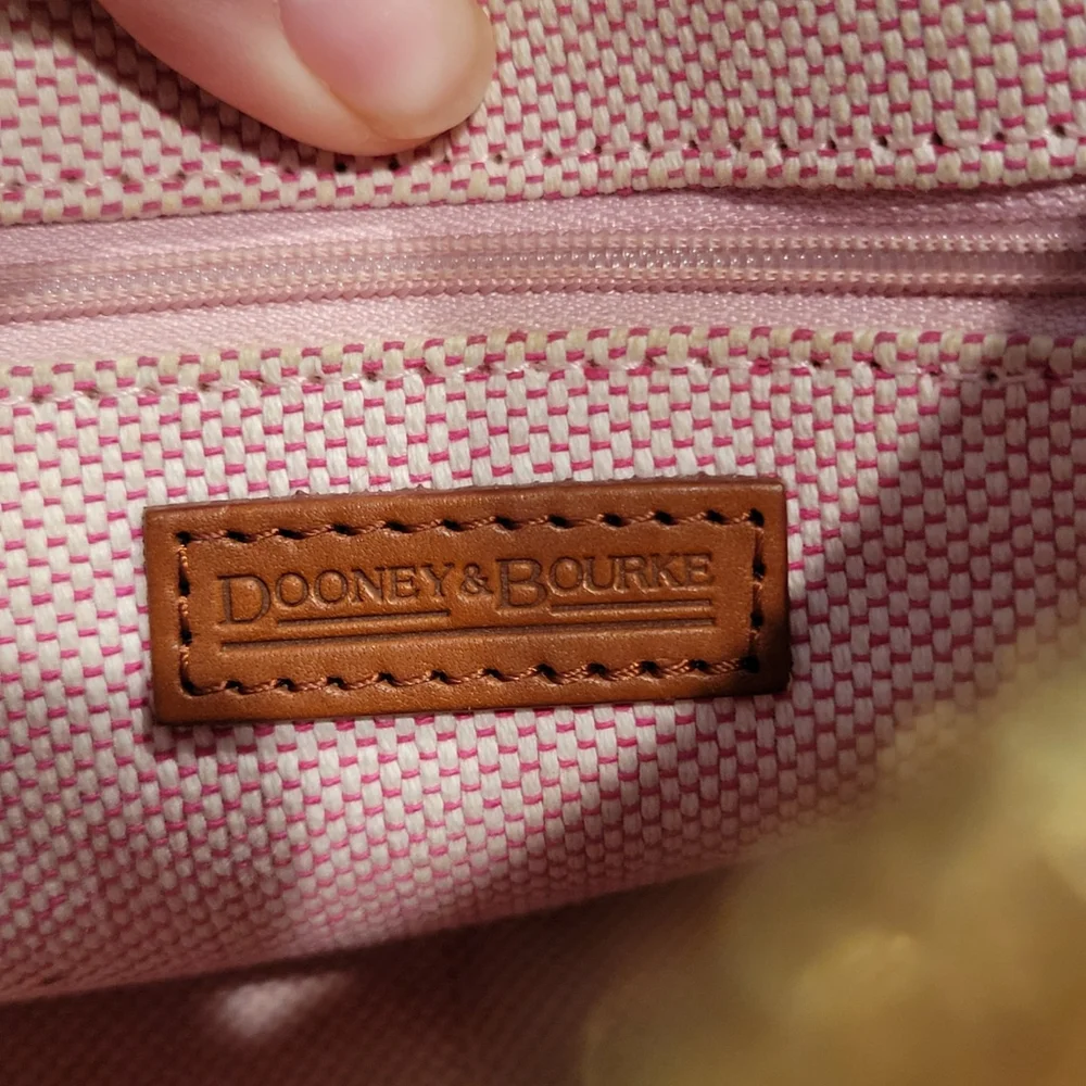 Dooney & Bourke Green Croc Embossed Leather Hobo Shoulder Bag Purse Vintage Y2K - Picture 11 of 16